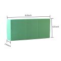 Oasis Floral Foam Block for Flower Arranging and Plant Decoration 1PCS Green Standard Size. 