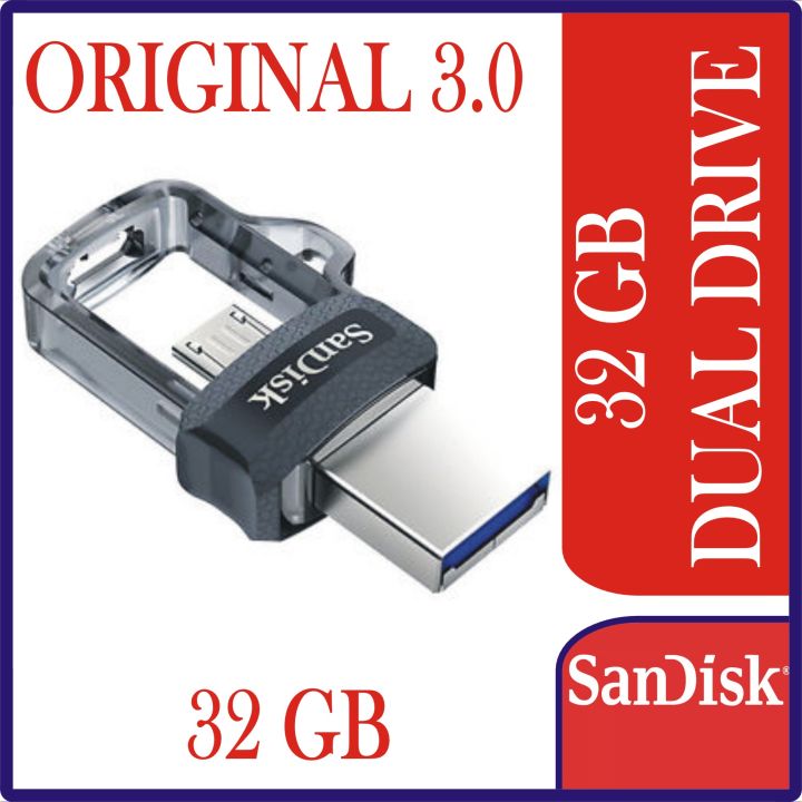 SANDISK ULTRA DUAL USB DRIVE ORIGINAL 3.0 32GB (USB AND OTG)