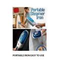 Steam Iron Brush - Blue & White. 