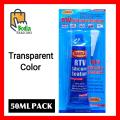 GMSA RTV Silicone Sealant 50ML Tube (Transparent,Grey,Black)- Best For Stop Water Leakage And To Fill Empty Spaces etc. 
