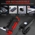 Bike Lights, Super Bright USB Rechargeable Bike Lights Set, Powerful Bike Headlights, Rear Lights, Quick Removal of Bike LED Lights Road, Mountain Bike. 