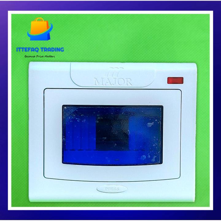 Electrical Distribution Box 6 Ways Circuit Breaker Box Wall Mounted Open Box- High Quality Pure ABS Plastic