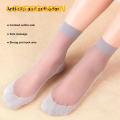 Loveseason Transparent Socks Stretchy Anti-snagging See Through Sock. 