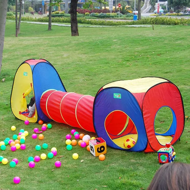 3-in-1%20Kids%20Tunnel%20Play%20Tent%20House%20%E2%80%93%20Foldable%20Indoor%20&%20Outdoor%20Pop-Up%20Playhouse%20for%20Toddlers%20&%20Children%20-%20Image%202