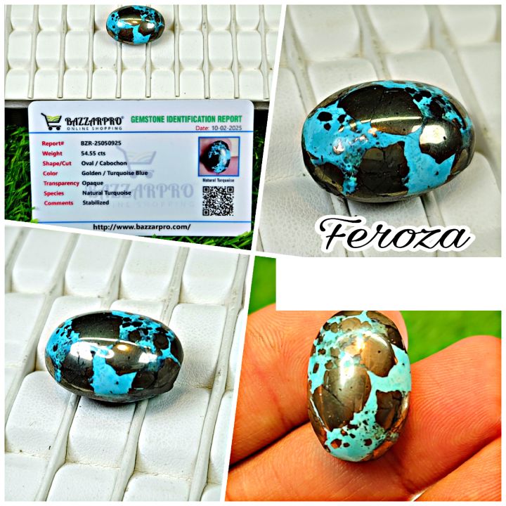 100 % Original Feroza With Lab Certificate