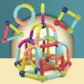 Magnetic Stick and Balls | Intelligent Magnetic Construction Set for Brain Development. 