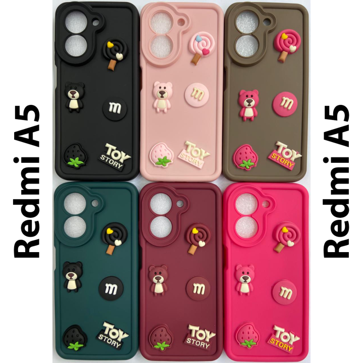 Redmi%20A5%20%E2%80%93%20Cute%20Curl%20Silicone%20Fancy%20Girls%20Back%20Cover%20%7C%20Stylish%20Phone%20Case%20with%203D%20Mini%20Stickers%20for%20Kids%20&%20Ladies%20-%20Image%202