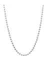 Stainless Steel Black Ball-bead Chain. 