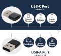 Type C to USB Converter Adapter 2.0 OTG Connector Mini Adapter - USB C Female to USB Male Convertor - Universal Compatibility With All Type C ports. 