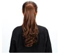 Long Straight Claw Clip On Ponytail Hair Extensions 24Inch Heat Resistant Pony Tail Hair piece For Women Daily Party. 