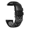For Amazfit GTR 2e 22mm Two-Color Breathable Silicone Watch Band. 