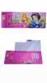 "Large Multifunctional Geometry Box with Double-Sided Magnetic Buttons & Sharpener - Cartoon Character Design for Kids, Boys & Girls. 