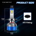 Green Color Fog Light For Car In (H11 Fitting) Lime Green Bosch 200w LED Bulbs - 2 Pcs. 