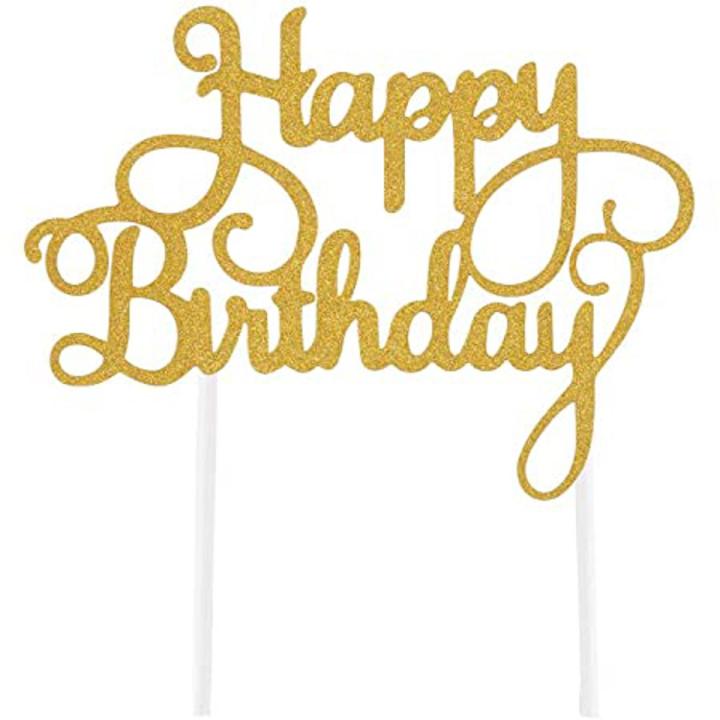 Happy Birthday Cake Topper | Cake Topper | Happy Birthday Cakes Topper