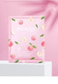 Pack Of 3 Bioaqua Peach Glowing Skin Care Set. 