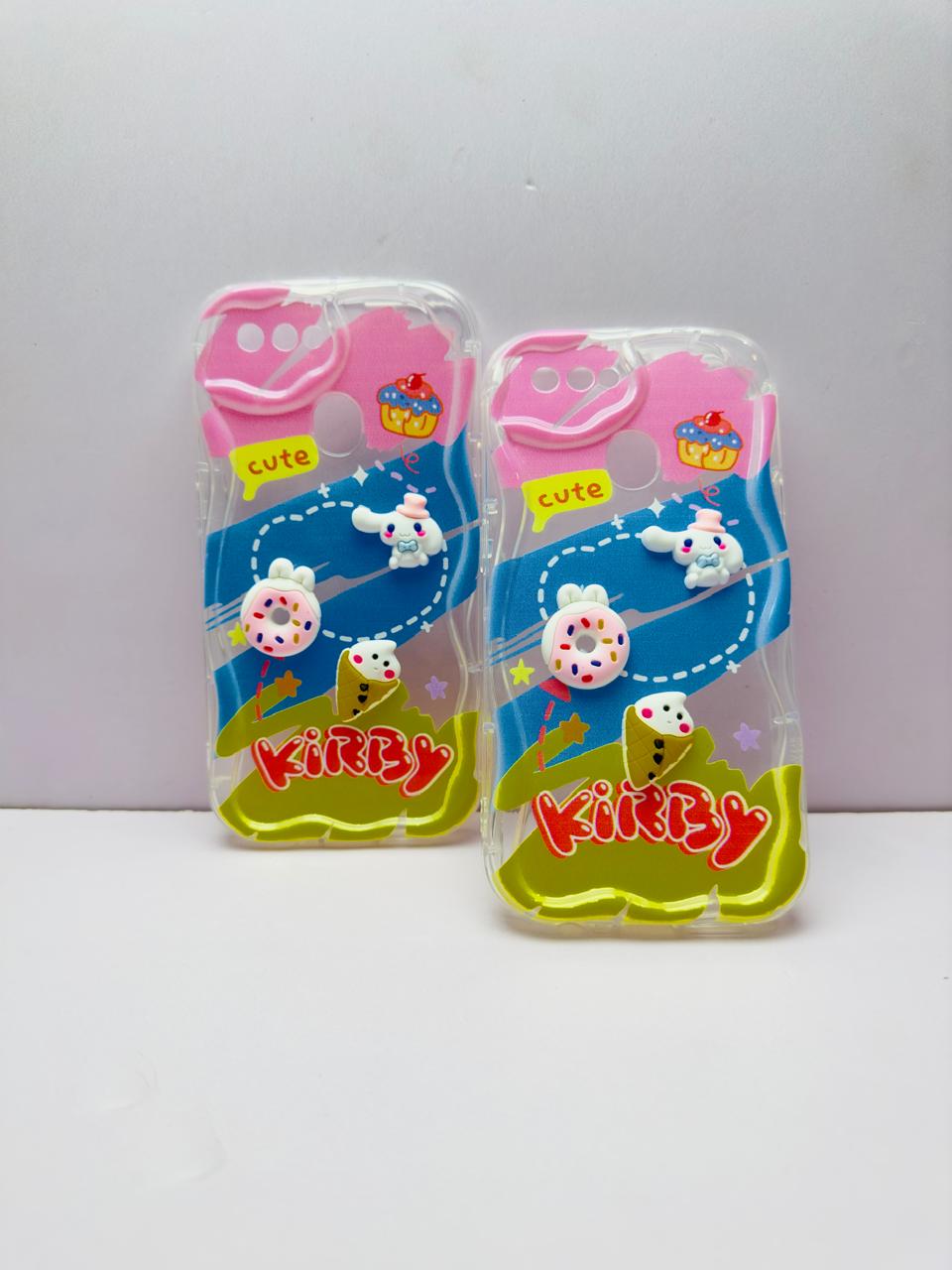 Lahore Mobile Case for OPPO A5S / A7 / A12 / A12S Back Cover Colorful Wavy Phone Cases - Luxerey Back Cover - Creative Lovely 3D Doll -Girls Back Cover 5