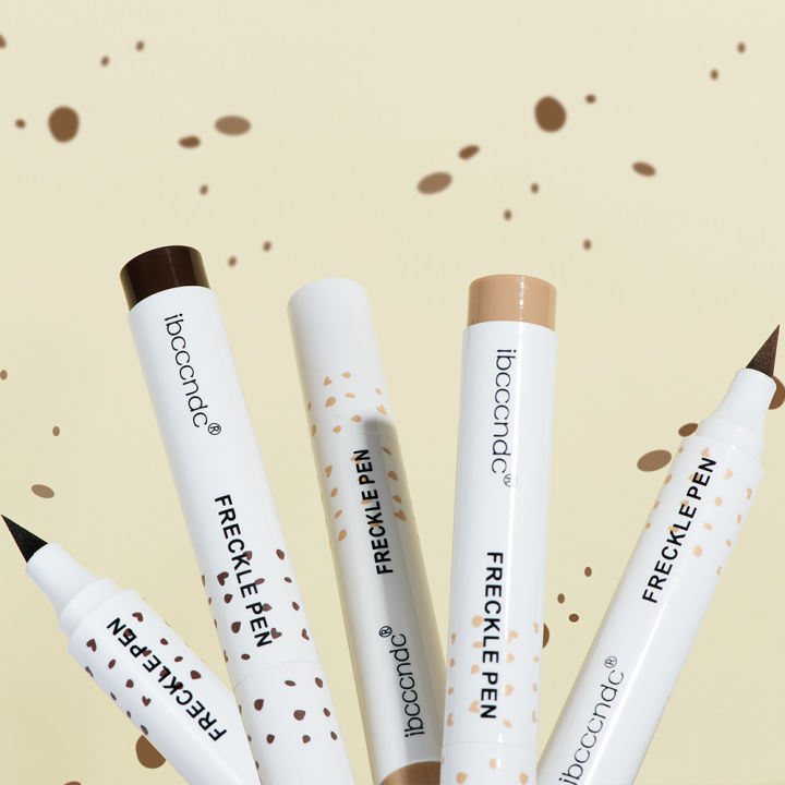 Faux Freckles Pen Light Brown/Dark Brown Freckle Makeup Pen Natural Freckles Pencil Long-Lasting Dot Freckle Pen Sunkissed