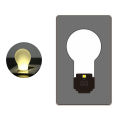 Portable Ultra-thin Mini LED Wallet Pocket Credit Card Size Lamp Night Light. 