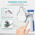 Medical handheld mesh nebulizer humidifier silent ultrasonic inhaler atomizer health care adult children humidifier inhaler with 4 noozels. 