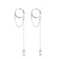 Prevent Allergy 925 Silver Needle Tassel Round Bead Long Drop Earring For Women Party Wedding Jewelry eh1047. 