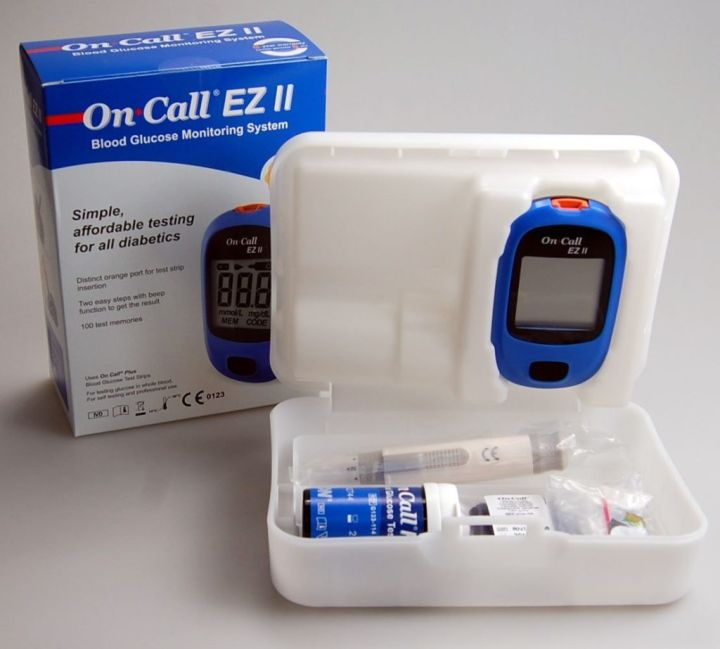 on call glucometer EZ II / plus with 10 free strps