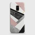 Samsung Galaxy A8 Plus (2018) Cover - SkinLee HQ Hard Case - Geometric Luxe Marble - SKINLEE-348-1-241-137. 