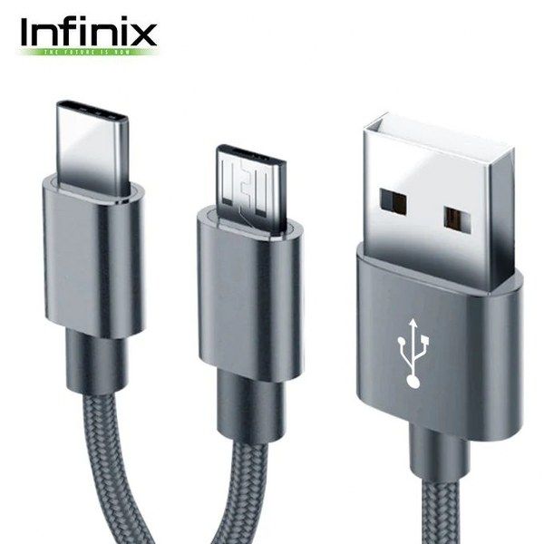 100%25%20Original%20Infinix%20XPL02%20Metal%20Micro%20USB%20And%20Type%20C%20Cable%20For%20Abdroid%205V%201.2~2A%20Grey%20/%20Infinix%202%20in%201%20Cable%20XPL02%20Fast%20Charging%205V%201.2~2A%20/%20Infinix%202%20in1%20fast%20Charger%20Cable%20-XPL02%20-%20Image%202