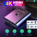 BlitzWolf BW-HDC2 Bi-Directional 4K Splitter TV Switcher 1X2 Port Dividers PC Liquid Crystal Display Video Distributor. 