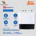 Dawlance Washing Machine | Model DW 10600 CFL | Twin Tub Washing Machin | Capacity 12 kg  | Dry And Washer | Powerful Wash | Energy Saver | Shower Rinse | 10 Years Motor Warranty. 