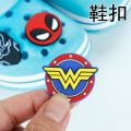 Jibbitz Avengers SpiderMan Captain America Jibitz Crocs Charm Jibbitz for Men DIY Marvel Iron Man Batman Charms Croc Pins Shoe Accessories Decorations. 