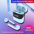Latest-i12-H6-F2-Newmine TWS Airpods_ with Super Sound & High Quality Touch Sensors True Stereo Headphones with Built in Mic 10m Transmission Bluetooth Wireless Earbuds , Charging Case Sport Headset for all Bluetooth Smart devices.. 