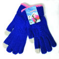 1 Pair of Stylish Touch Screen Winter Gloves for Women (No Color Choice) Men Winter Knitted Gloves Warm Windproof Fashionable Touch Gloves with Ribbed Cuffs Comfortable Winter Gloves for Girls. 
