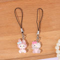 Sanrio Phone Pendant Melody Cinnamoroll Keychain Lanyard Kuromi Bag Charm Hello Kitty Hanging Rope Decoration. 