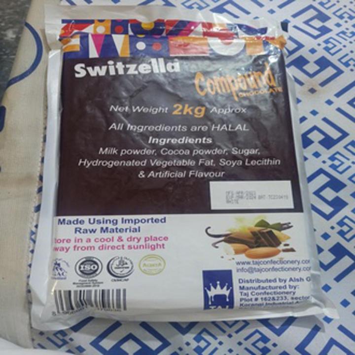 white chocolate slab 2 kg  switzilla taj confectionary