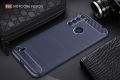 For Motorola Moto One Fusion Carbon Fiber TPU Shockproof Armor Protective Case Cover. 