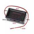 Battery Charge Level Indicator DC 12V-72V for Lithium Battery Capacity Meter Tester Blue Display LED Test Voltmeter. 
