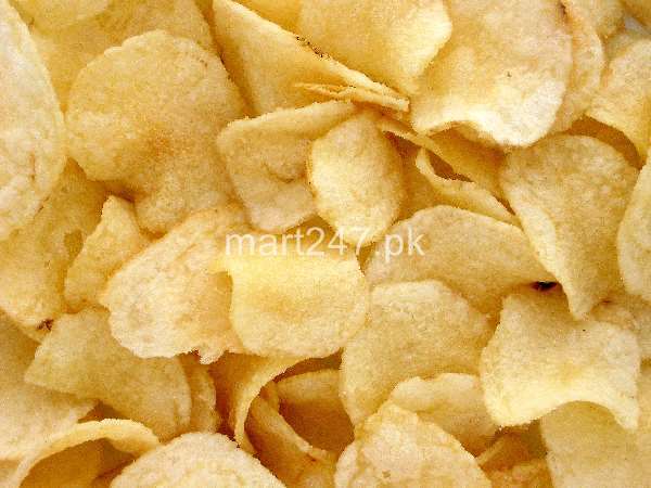 crispy , salty and plain bakery chips in a pack of 4