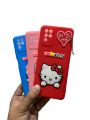 Infinix Note 10 Pro New Soft Matte Hello Kitty Case With Chain Mobile Phone Cover. 