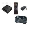 Pack of X96 Q android TV Box + Mini Backlight Keyboard + Wireless Mouse. 