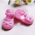 New Shoes for 1/6 BJD 28 CM Dolls Variety of Colors Heeled Flat Princess Shoes PVC Material Doll Accessories 3 Pairs. 