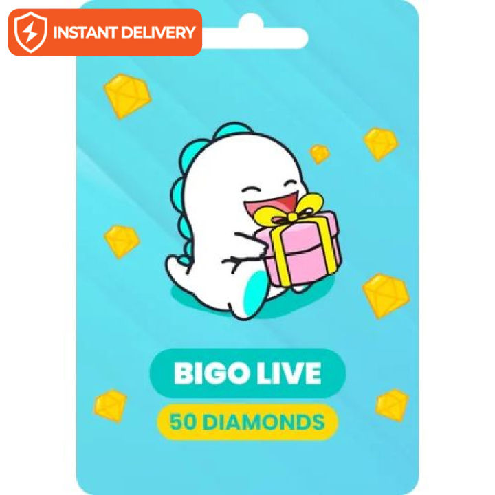 Bigo Live - 50 Diamonds (Global) Instant Email Delivery of Digital Codes