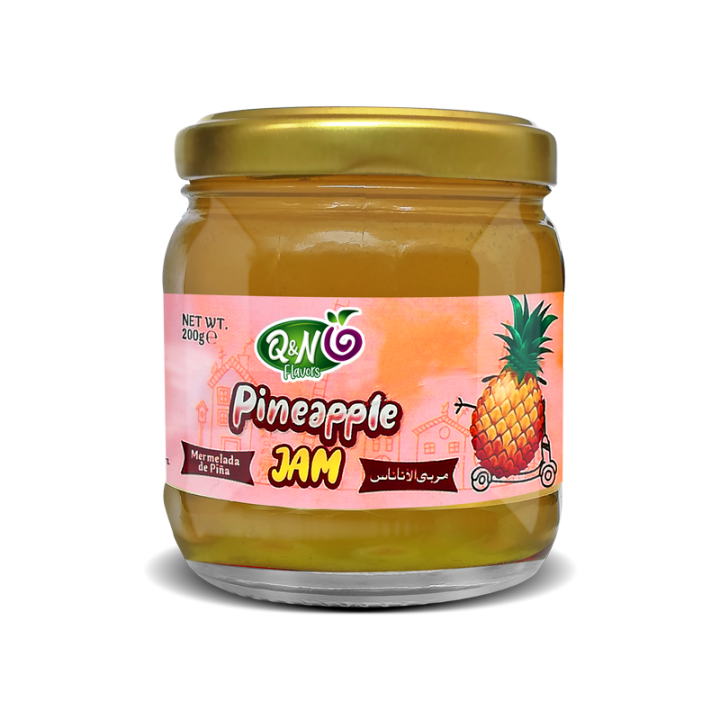 Q&N FLAVORS PINEAPPLE JAM 200GM (انناس  جام 200 گرام)