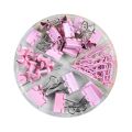 【HOT】 72 Pcs Multifunctional Combination Push Pins Paper Clips Thumbtack Stationery Metal Clear Binder Clips Set School Office Supply. 