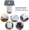 3 Inch Furniture Legs, Stainless Steel Adjustable Furniture Legs Pack of 4,  Heavy Duty Rust-Resistant Metal Feet for Sofa, Cabinets, Tables, and Bed Frames, Durable Furniture Replacement Legs for Home, Office, Kitchen, Easy Installation, Anti-Slip Design. 