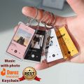 customize Spotify picture keychain || customize music picture keychain 2 sided (gift product). 