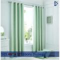 Curtains Set, Jacquard Eyelet Curtains - Ebony Duck Egg - Pack of 2. 