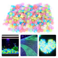 50/100Pcs Glow In Dark Pebbles Luminous Stone Garden Decoration Pebbles Outdoor Fish Tank Aquarium Decoration. 