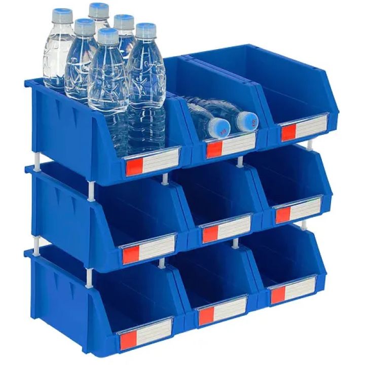 4pc Plastic Bin box Storage System Small Container