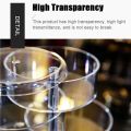 Acrylic Rotating Jewelry Organizer with Lid Transparent | Ear Rings & Necklace_Bracelets Holder | Rotating Makeup Organizer Jewellery organizer. 