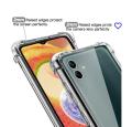 Samsung galaxy A06 Anti-Shock Air Cushions Drop Resistance Transparent TPU Case Silicone Back Cover. 